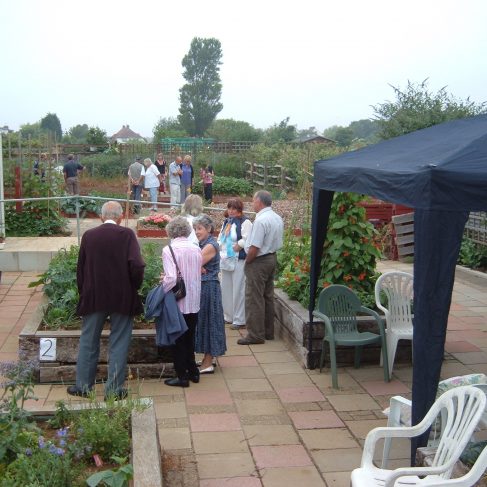 Launch of plots for gardeners with disabilities at the Weald